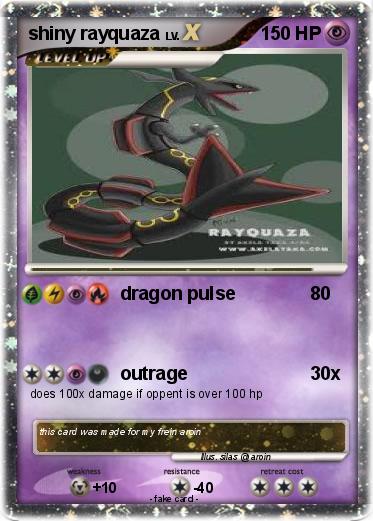 Pokemon shiny rayquaza