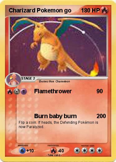 Pokemon Charizard Pokemon go