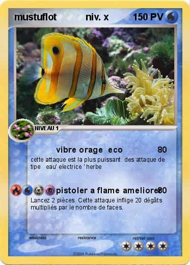 Pokemon mustuflot           niv. x