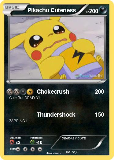 Pokemon Pikachu Cuteness