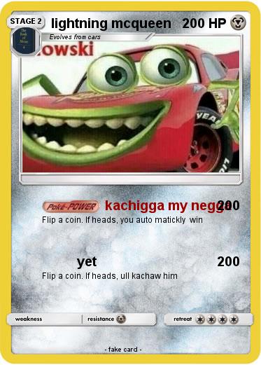 Pokemon lightning mcqueen