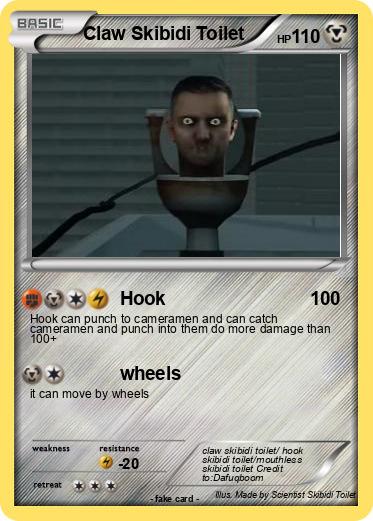 Pokemon Claw Skibidi Toilet