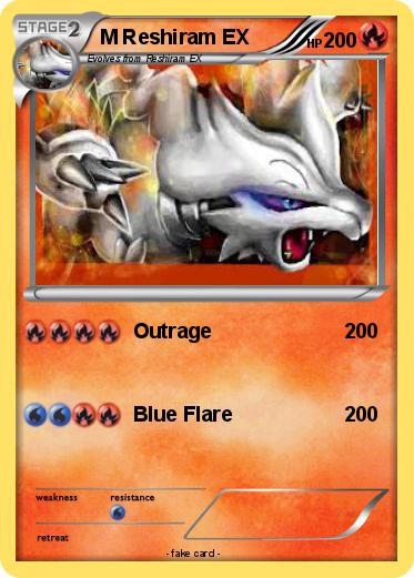 Pokemon M Reshiram EX