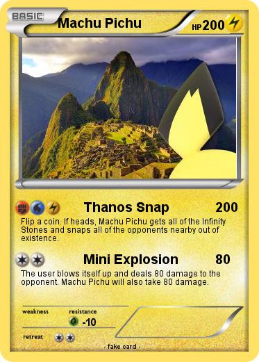 Pokemon Machu Pichu