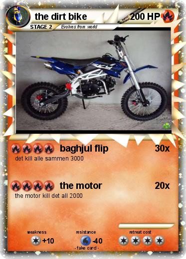 Pokemon the dirt bike