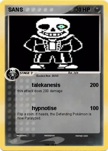 Pokemon SANS