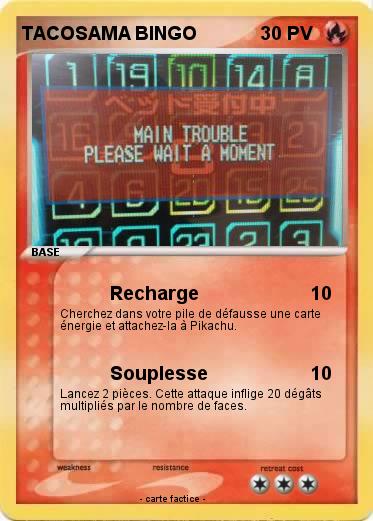 Pokemon TACOSAMA BINGO