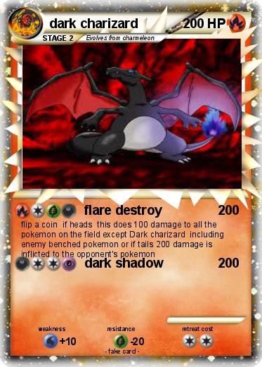 Pokemon dark charizard