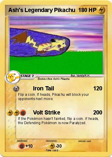 Pokemon Ash's Legendary Pikachu
