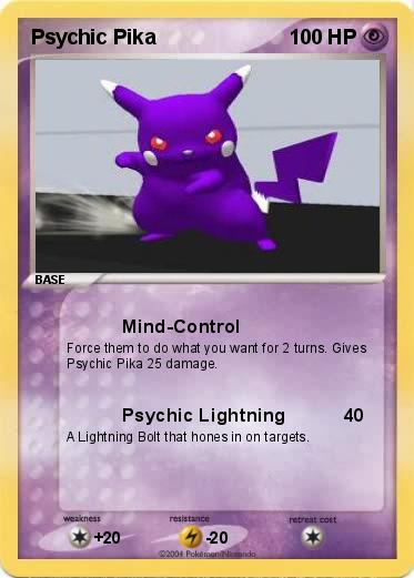 Pokemon Psychic Pika