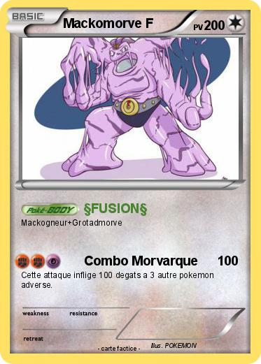 Pokemon Mackomorve F