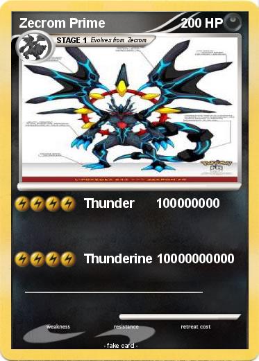 Pokemon Zecrom Prime