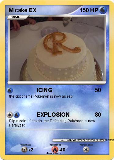 Pokemon M cake EX