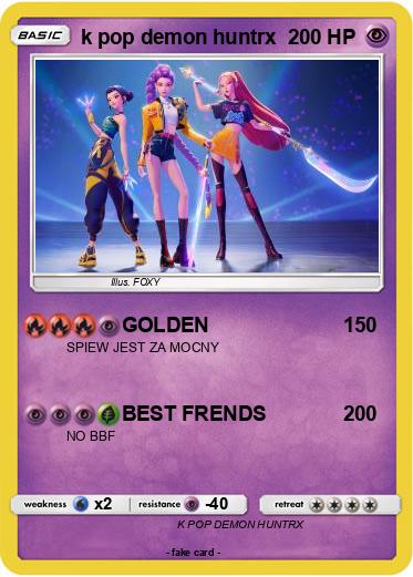 Pokemon k pop demon huntrx