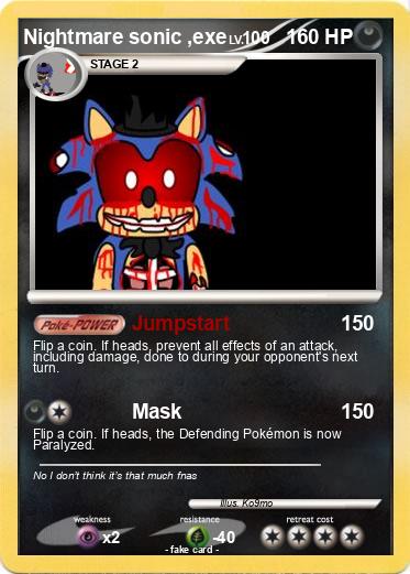 Pokemon Nightmare sonic ,exe