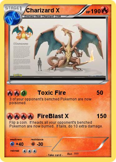 Pokemon Charizard X