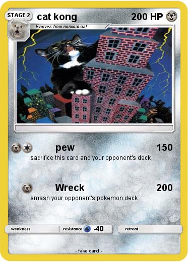 Pokemon cat kong
