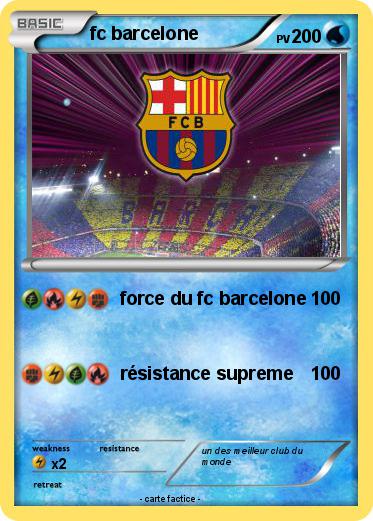 Pokemon fc barcelone