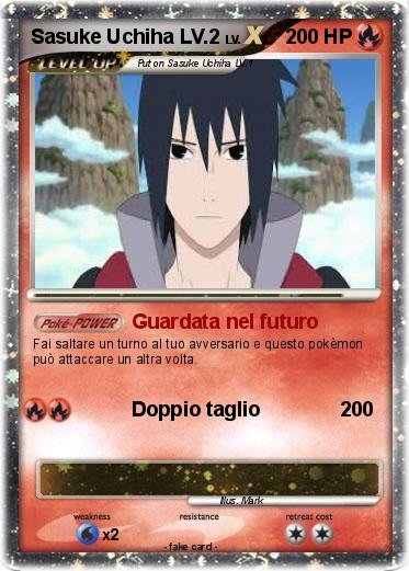 Pokemon Sasuke Uchiha LV.2