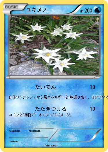 Pokemon ユキメノ