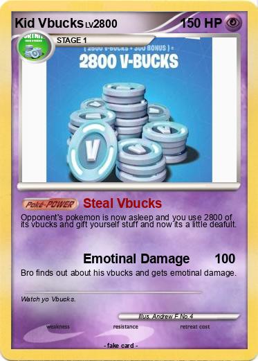 Pokemon Kid Vbucks