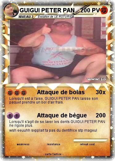 Pokemon GUIGUI PETER PAN