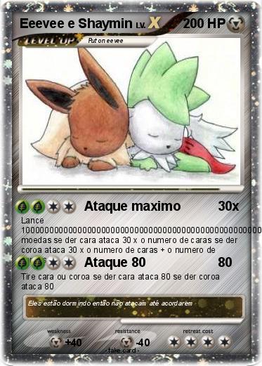 Pokemon Eeevee e Shaymin