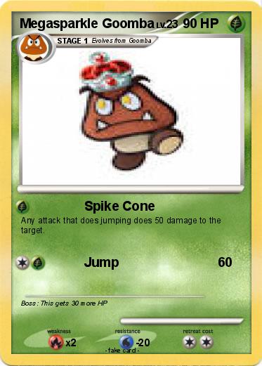 Pokemon Megasparkle Goomba