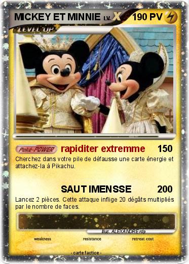 Pokemon MICKEY ET MINNIE