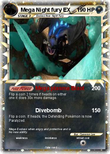 Pokemon Mega Night fury EX