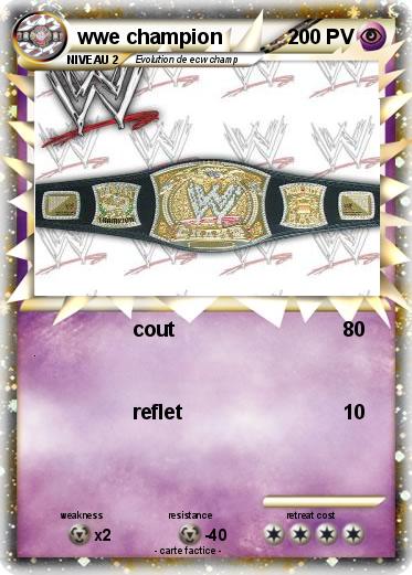 Pokemon wwe champion