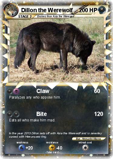 Pokemon Dillon the Werewolf