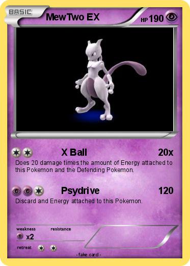 Pokemon MewTwo EX