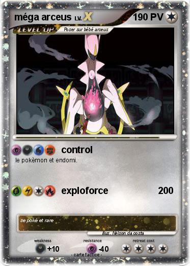 Pokemon méga arceus