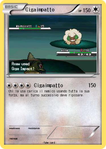 Pokemon Gigaimpatto