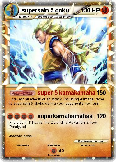 Pokemon supersain 5 goku