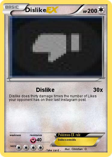 Pokemon Dislike