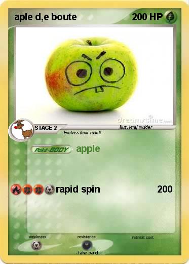 Pokemon aple d,e boute