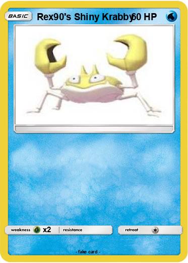 Pokemon Rex90's Shiny Krabby