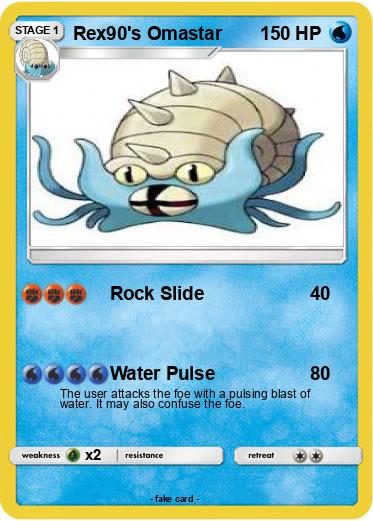 Pokemon Rex90's Omastar