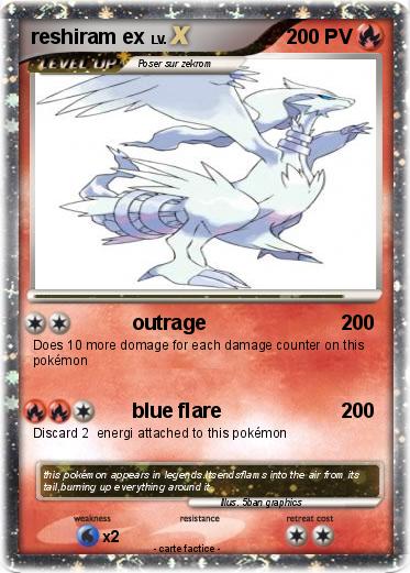 Pokemon reshiram ex