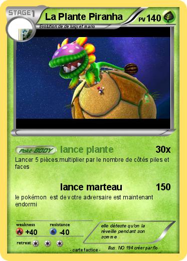 Pokemon La Plante Piranha