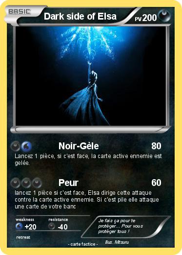 Pokemon Dark side of Elsa