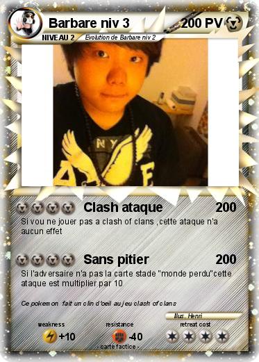 Pokemon Barbare niv 3