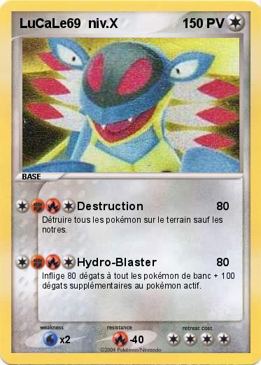 Pokemon LuCaLe69  niv.X