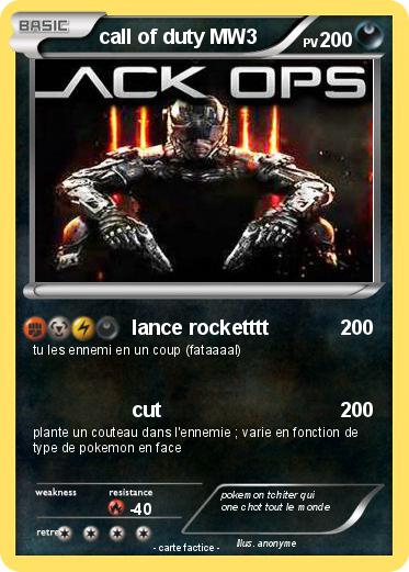 Pokemon call of duty MW3