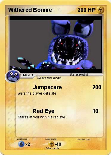 Pokemon Withered Bonnie