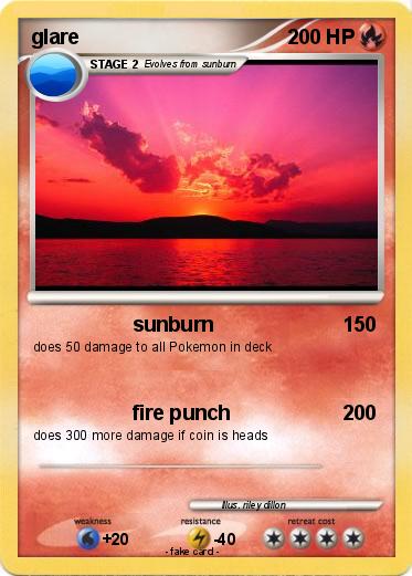 Pokemon glare