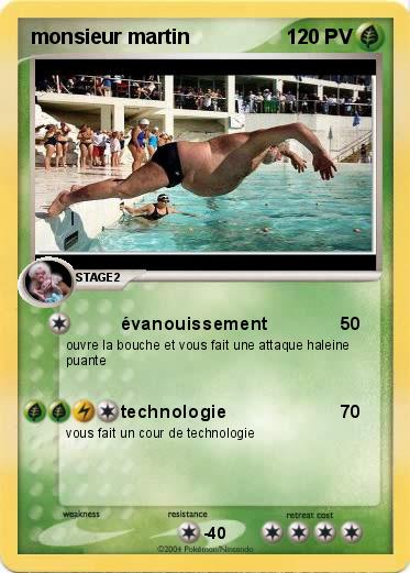 Pokemon monsieur martin