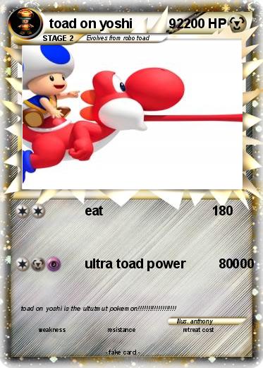Pokemon toad on yoshi          92